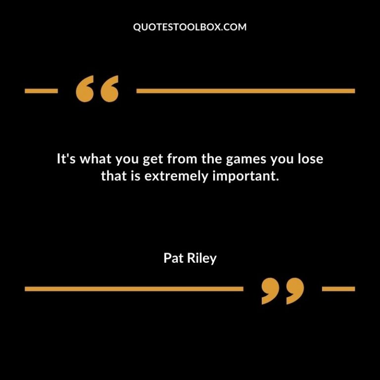 65 Motivational Pat Riley Quotes (The Winner Within)
