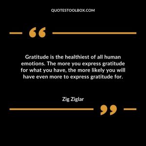 Gratitude is the healthiest of all human emotions. The more you express gratitude for what you have, the more likely you will have even more to express gratitude for