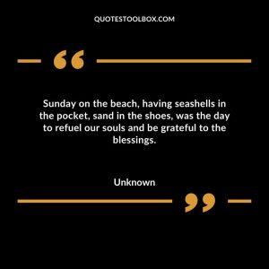 Sunday on the beach, having seashells in the pocket, sand in the shoes, was the day to refuel our souls and be grateful to the blessings