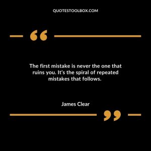 The first mistake is never the one that ruins you. It’s the spiral of repeated mistakes that follows.