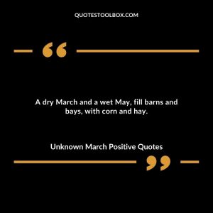 A dry March and a wet May, fill barns and bays, with corn and hay.