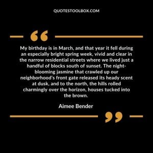 My birthday is in March, and that year it fell during an especially bright spring week, vivid and clear in the narrow residential streets where we lived just a handful of blocks south of sunset. The night-blooming jasmine that crawled up our neighborhood’s front gate released its heady scent at dusk, and to the north, the hills rolled charmingly over the horizon, houses tucked into the brown.