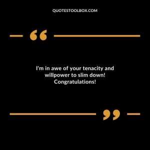 I'm in awe of your tenacity and willpower to slim down! Congratulations!