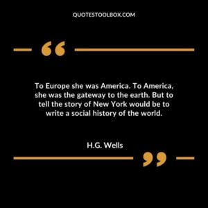 To Europe she was America. To America, she was the gateway to the earth. But to tell the story of New York would be to write a social history of the world.