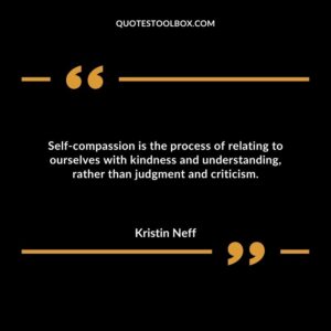 Self-compassion is the process of relating to ourselves with kindness and understanding rather than judgment and criticism