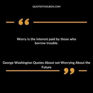 Worry is the interest paid by those who borrow trouble.