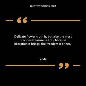 Delicate flower truth is but also the most precious treasure in life because liberation it brings the freedom it brings