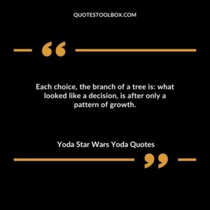 Each choice the branch of a tree is what looked like a decision is after only a pattern of growth