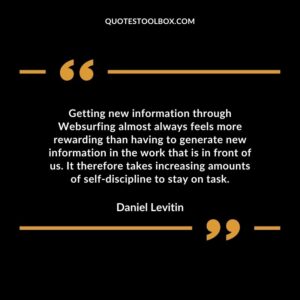 Getting new information through Websurfing almost always feels more rewarding