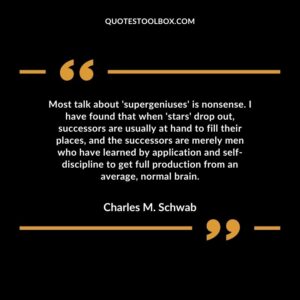Most talk about supergeniuses is nonsense. I have found that when stars drop out successors are usually at h
