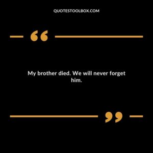 255 Comforting Quotes for Loss of a Brother (Grief)
