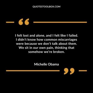 I felt lost and alone, and I felt like I failed. I didn’t know how common miscarriages were because we don’t talk about them. We sit in our own pain, thinking that somehow we’re
