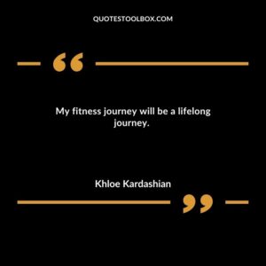 My fitness journey will be a lifelong journey