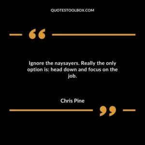 Ignore the naysayers. Really the only option is head down and focus on the job.