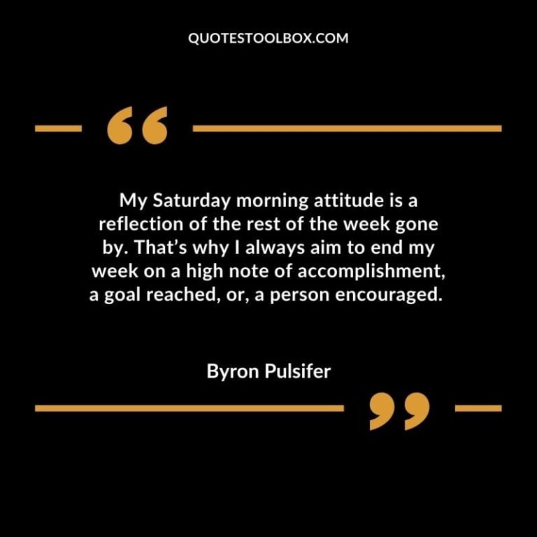 Saturday Morning Quotes