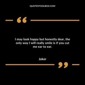 I may look happy but honestly dear, the only way I will really smile is if you cut me ear to ear.