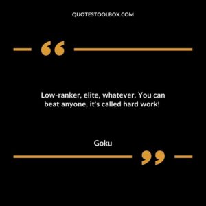 Low ranker, elite, whatever. You can beat anyone, it's called hard work!