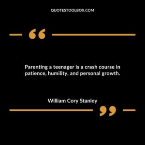 Parenting a teenager is a crash course in patience humility and personal growth.