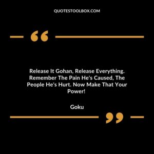Release It Gohan, Release Everything. Remember The Pain He's Caused, The People He's Hurt. Now Make That Your Power!