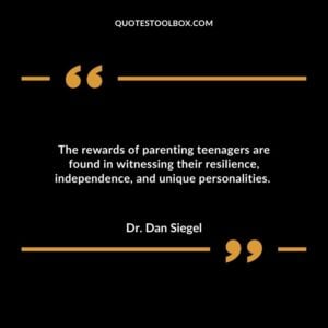 The rewards of parenting teenagers are found in witnessing their resilience independence and unique personalities.