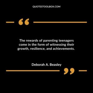 The rewards of parenting teenagers come in the form of witnessing their growth resilience and achievements.