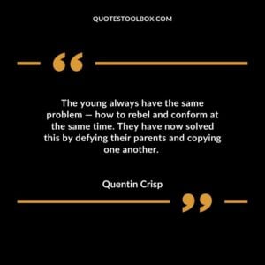 The young always have the same problem how to rebel and conform at the same time. They have now solved this by defying their parents and copying one another.