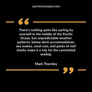 There's nothing quite like surfing by yourself in the middle of the Pacific Ocean, but unpredictable weather patterns, below deck accommodation, sea snakes, coral cuts, and packs of