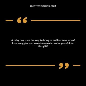 A baby boy is on the way to bring us endless amounts of love, snuggles, and sweet moments we're grateful for this gift!