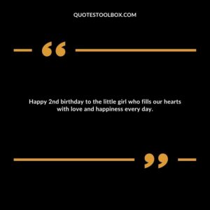 Happy 2nd birthday to the little girl who fills our hearts with love and happiness every day.