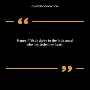 Happy fifth birthday to the little angel who has stolen my heart!