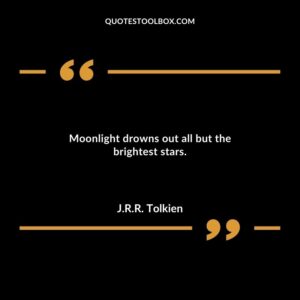 Moonlight drowns out all but the brightest stars.