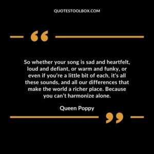 So whether your song is sad and heartfelt, loud and defiant