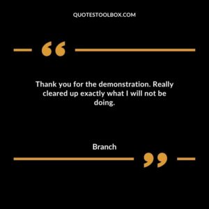 Thank you for the demonstration. Really cleared up exactly what I will not be doing.