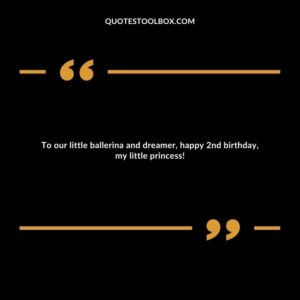 To our little ballerina and dreamer, happy 2nd birthday, my little princess!