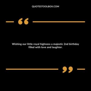 Wishing our little royal highness a majestic 2nd birthday filled with love and laughter.