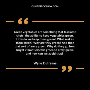 Green vegetables are something that fascinate chefs; the ability to keep vegetables green. How do we keep them green?