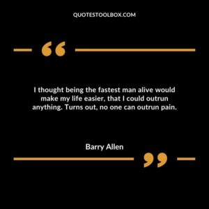 I thought being the fastest man alive would make my life easier, that I could outrun anything. Turns out, no one can outrun pain.