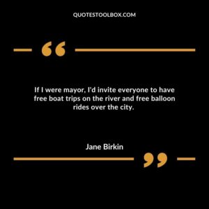 If I were mayor, I'd invite everyone to have free boat trips on the river and free balloon rides over the city.