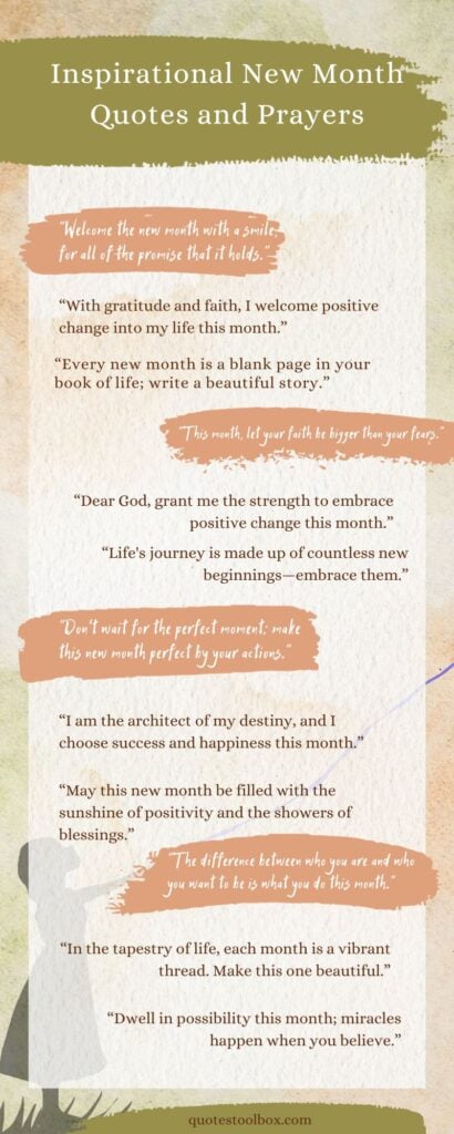 Inspirational New Month Quotes And Prayers Inspirational New Month Quotes And Prayers