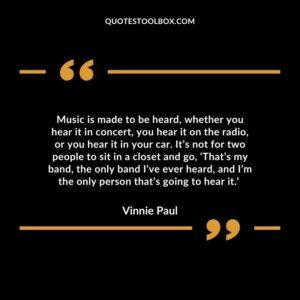 Music is made to be heard, whether you hear it in concert, you hear it on the radio, or you hear it in your car.