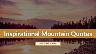 Inspirational Mountain Quotes