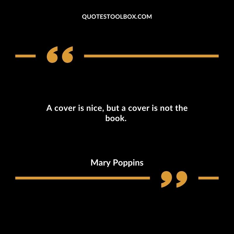 A cover is nice but a cover is not the book.