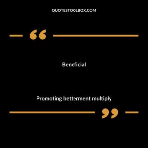 Beneficial Promoting betterment multiply