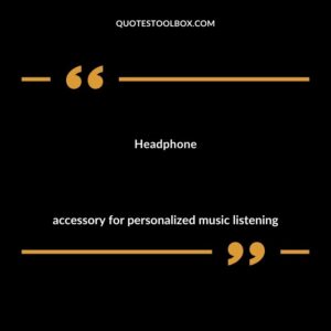 Headphone accessory for personalized music listening