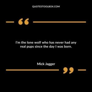 Im the lone wolf who has never had any real pups since the day I was born.
