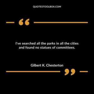 Ive searched all the parks in all the cities and found no statues of committees.