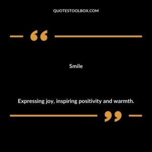 Smile Expressing joy inspiring positivity and warmth.