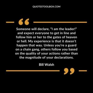 Someone will declare I am the leader and expect everyone to get in line and follow him or her to the gates of heaven or hell. My experience is that it doesn’t happen