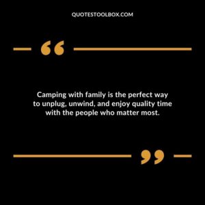 Camping with family is the perfect way to unplug unwind and enjoy quality time with the people who matter most.