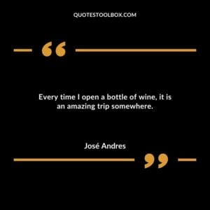 Every time I open a bottle of wine it is an amazing trip somewhere.